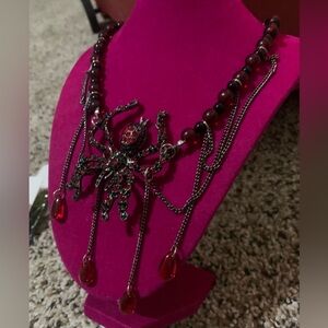 Spider necklace